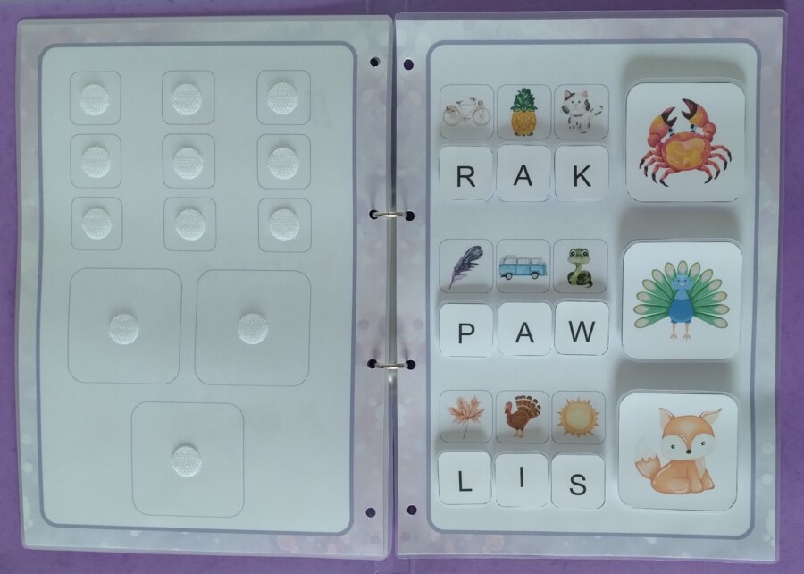 Analiza i synteza głoskowa wyrazy trzyliterowe