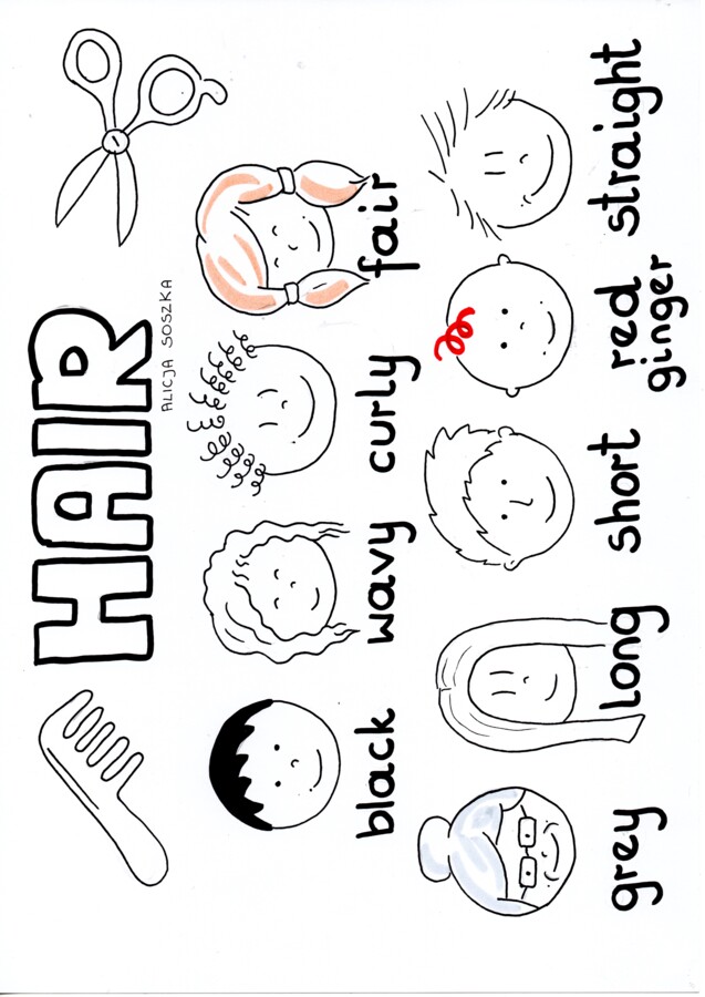 Notatki wizualne dla klasy 4 SP z angielskiego