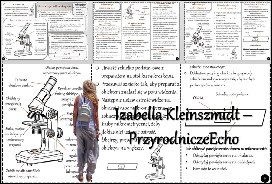 Sketchnotka/notatka/streszczenie/książeczka/wklejka/ściąga dla ucznia i przypomnienie dla nauczyciela/edukacja domowa. Temat „Obserwacje mikroskopowe” w pdf. Biologia 5 dział „Biologia – nauka o życiu”. Materiał wykonany na podstawie podręcznika z wydawn