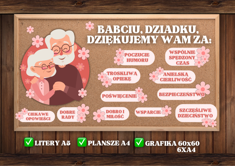DZIEŃ BABCI I DZIADKA -BABCIU DZIADKU, DZIĘKUJEMY WAM ZA