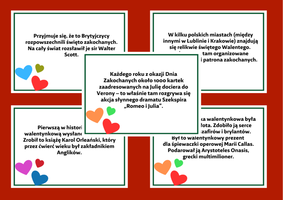 WALENTYNKI – gazetka – biblioteka – świetlica - 15 stron – wersja 1