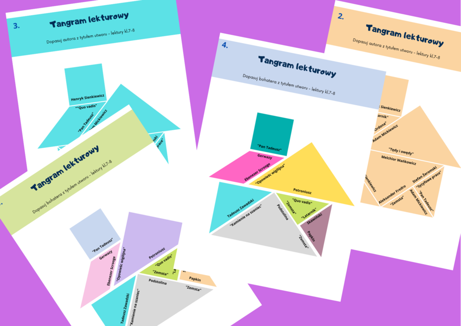 Tangramy - lektury kl.7-8