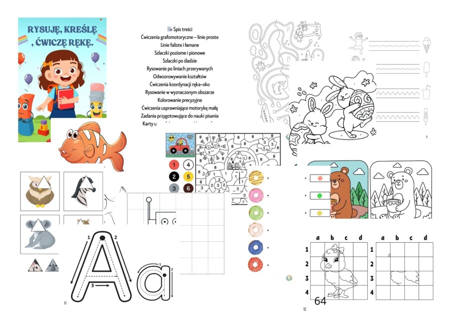 RYSUJĘ, KRESLĘ,ĆWICZĘ RĘKĘ.