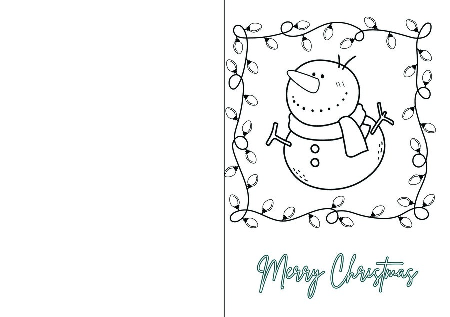 Christmas cards, kartki świąteczne, kolorowanki