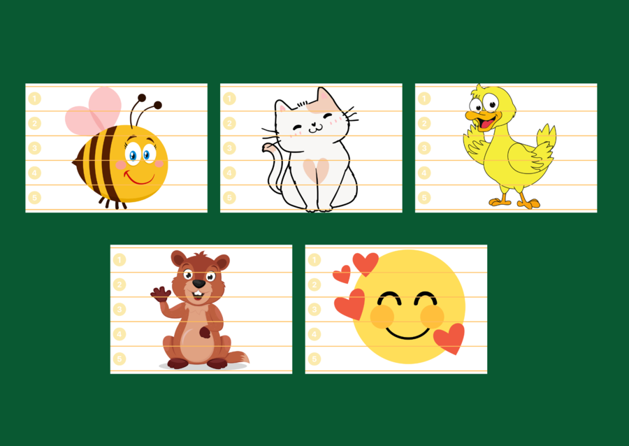 DZIEŃ ŻYCZLIWOŚCI – PUZZLE – biblioteka – świetlica – przedszkole – 10 wersji