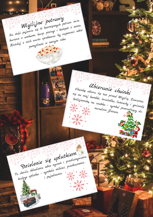 Boże Narodzenie - zwyczaje świąteczne, gazetka, 10 kart