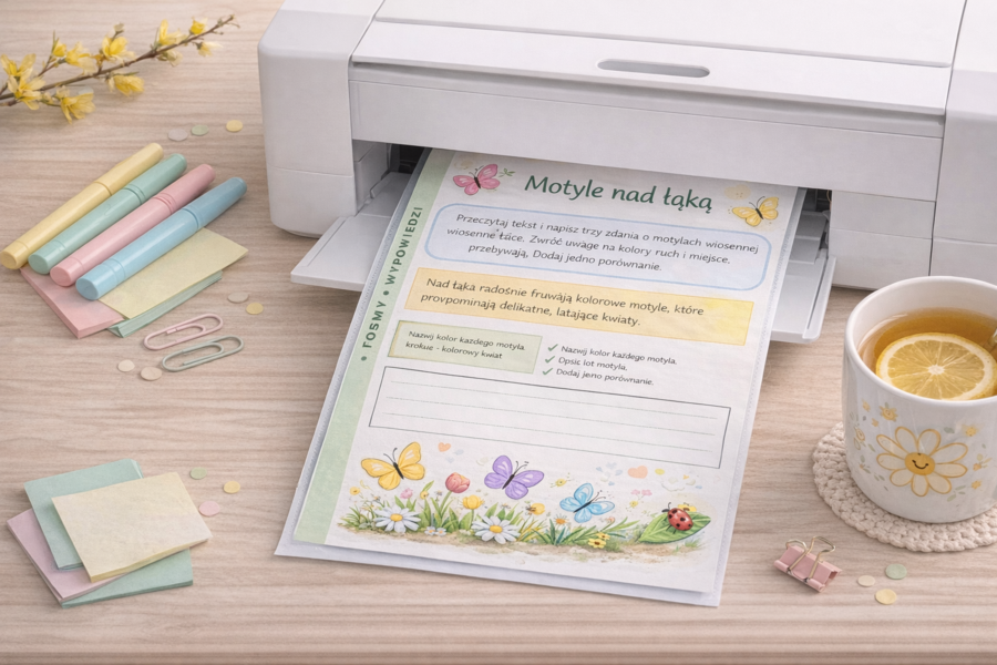 Wiosna w trzech zdaniach — krótkie formy wypowiedzi