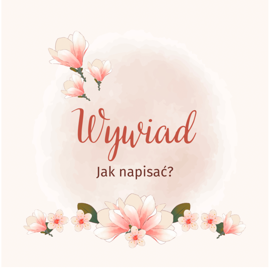 Wywiad - pomoc "Jak napisać" (forma książeczki)