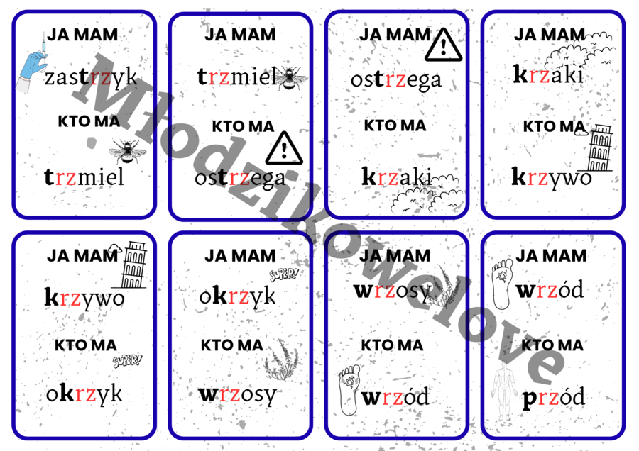 Ortograficzne "Ja mam kto ma?"