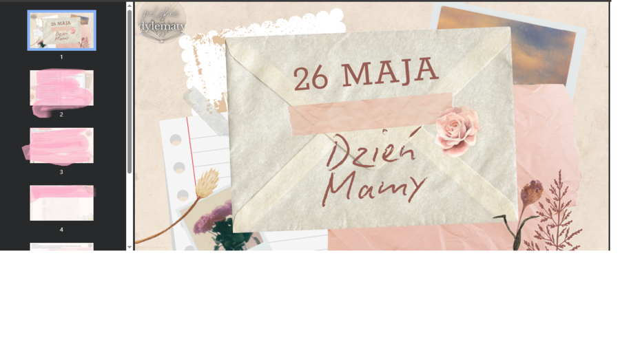 Dzień Mamy - prezentacja z ćwiczeniami
