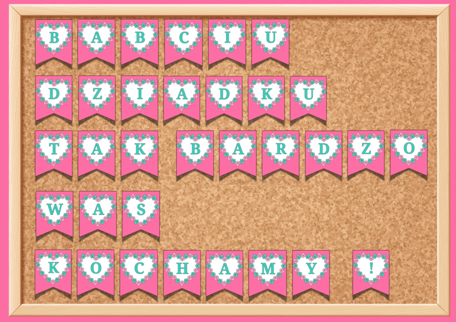 DZIEŃ BABCI i DZIADKA - BABCIU! DZIADKU! TAK BARDZO WAS KOCHAMY!