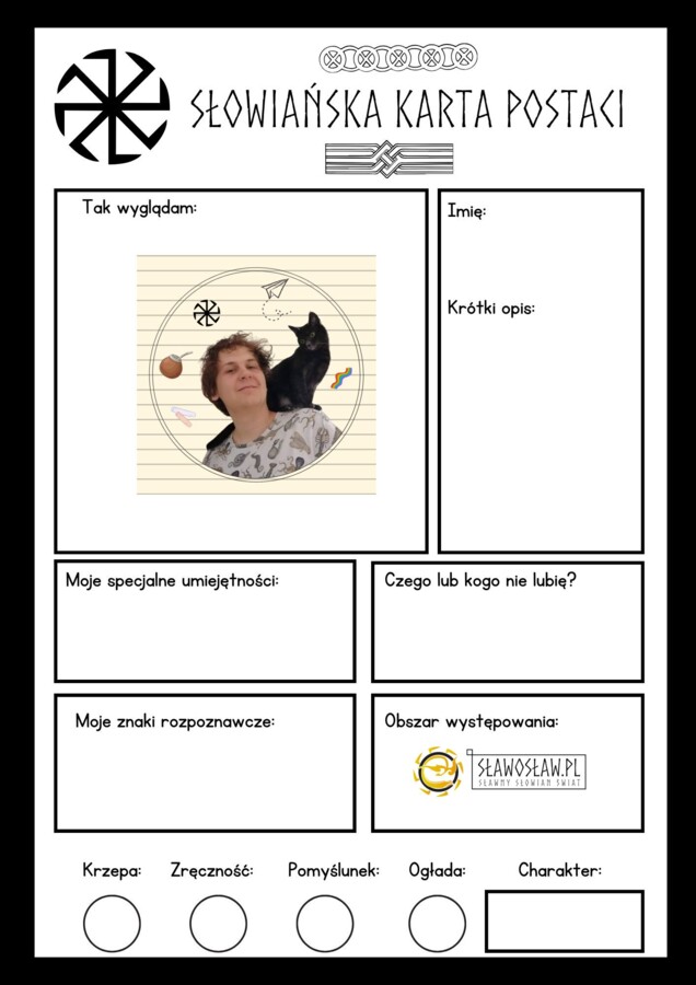 Słowiańska karta postaci – Mitologia Słowian