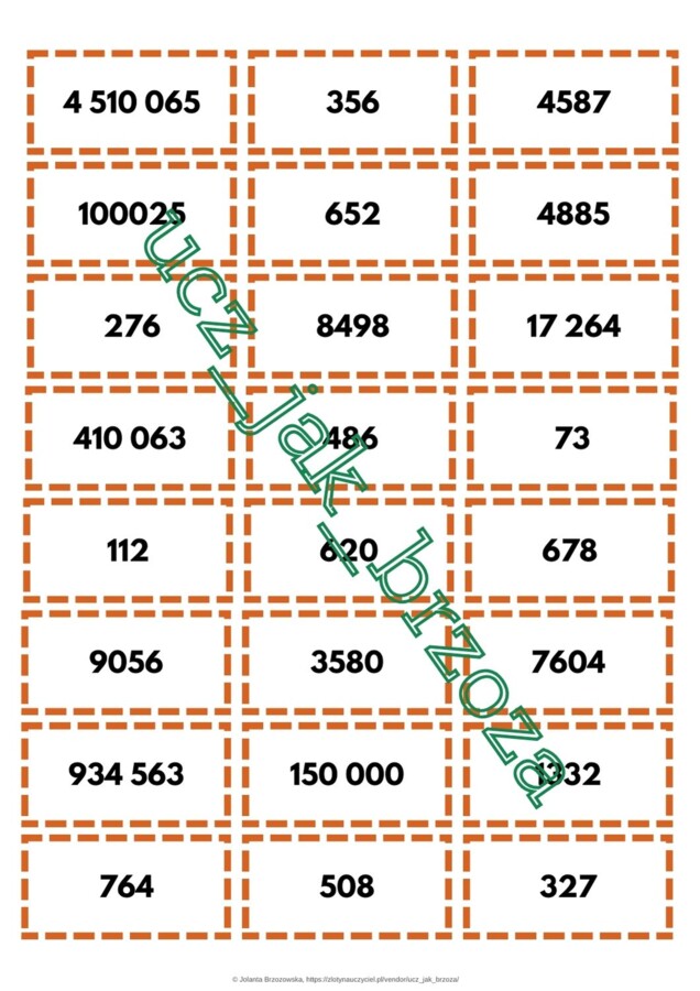 Cechy podzielności liczb, klasa 5, gra planszowa, halloween, egzamin ósmoklasisty