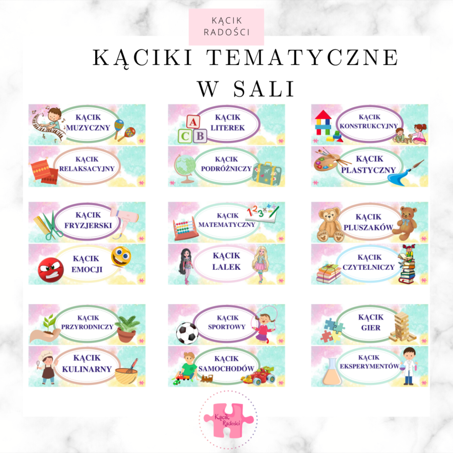 Kąciki zainteresowań/Zainteresowania