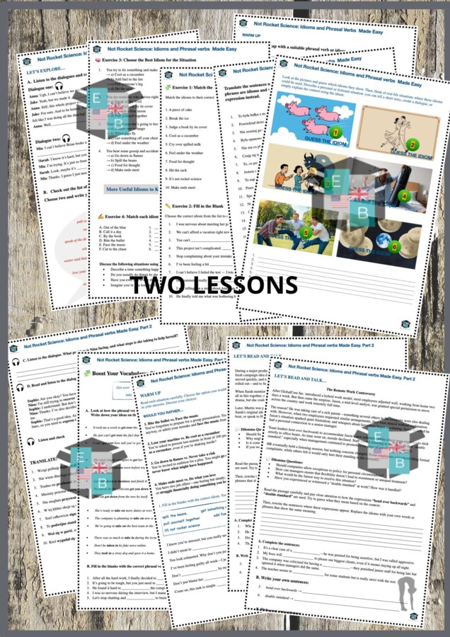 IDIOMS AND PHRASAL VERBS