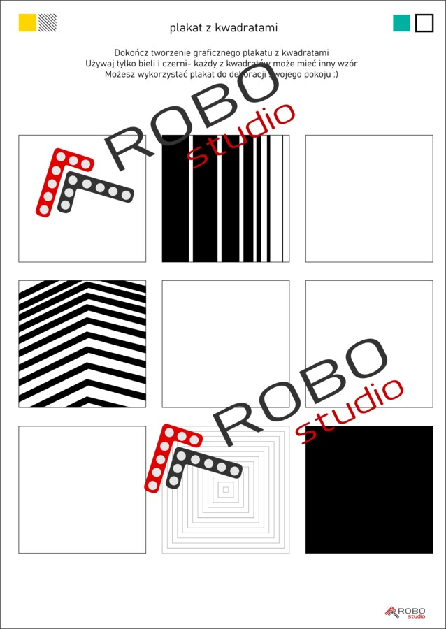 Kształty, figury geometryczne, mozaiki, wielokąty - geometria dla dzieci, dla przedszkola (wytnij i przyklej) , kwadrat, sześciokąt, trapez, trójkąt, romb, tangram