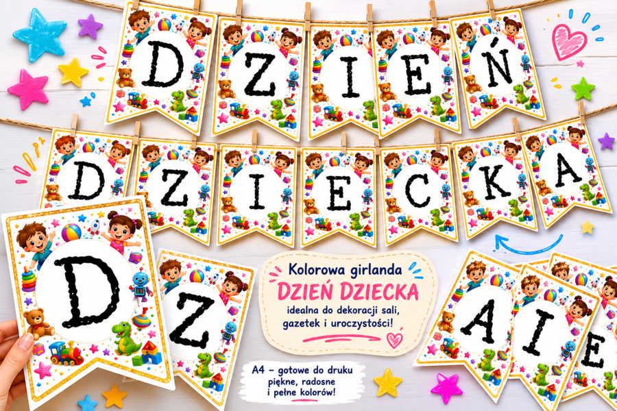 GIRLANDA DZIEŃ DZIECKA