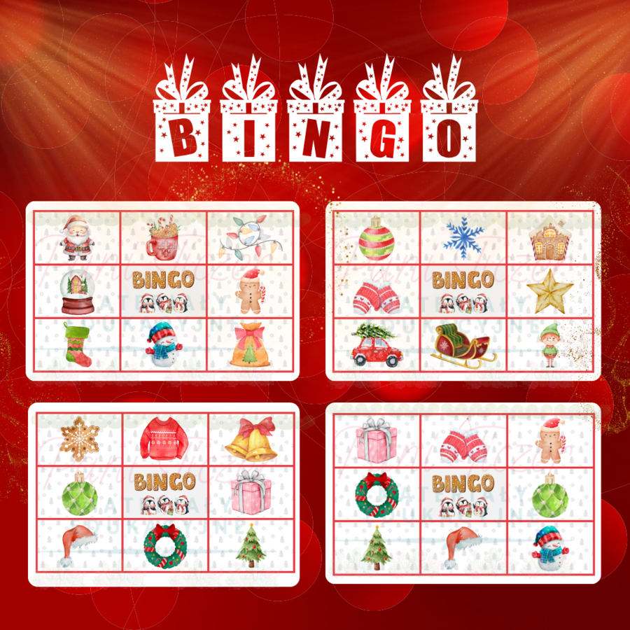 Boże Narodzenie - świąteczna gra BINGO