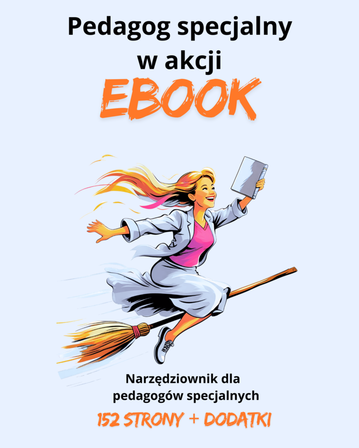 Ebook "Pedagog Specjalny w akcji" + plan pracy pedagoga specjalnego + dodatki