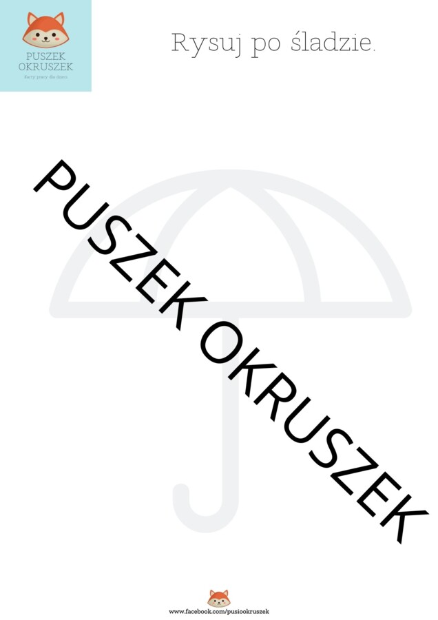 Rysuj po śladzie jesień