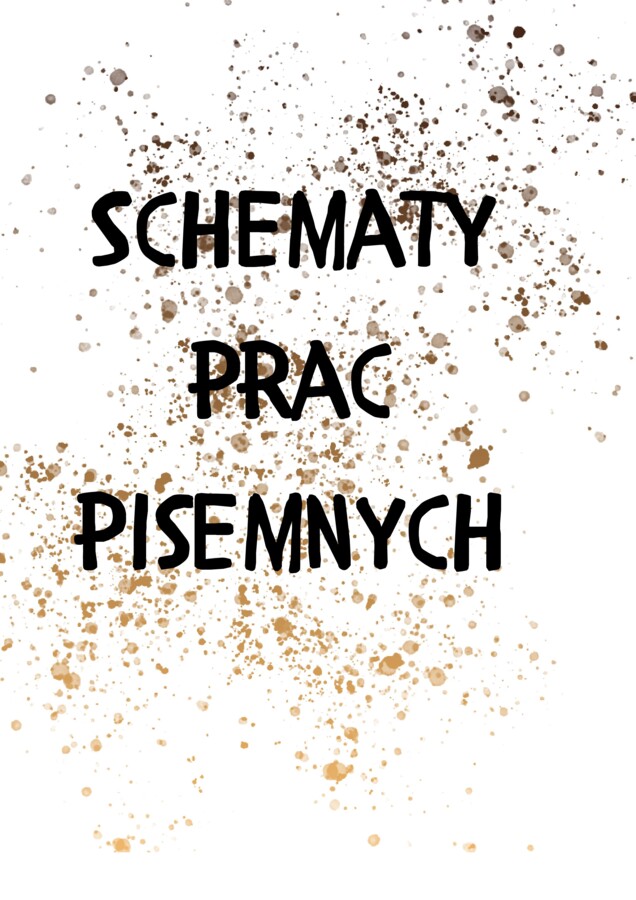 Wklejki schematy prac pisemnych