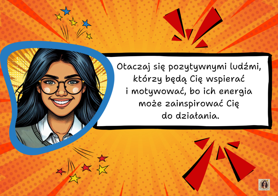 Gazetka motywacyjna "Skok w Nowy Rok".