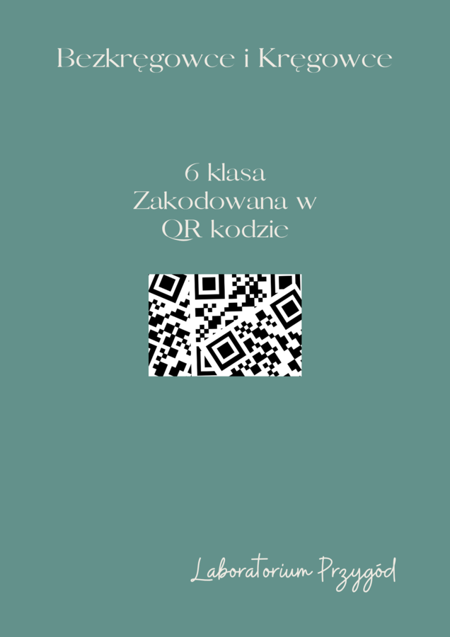 Biologia klasa 6 – Zakodowana w QR kodzie