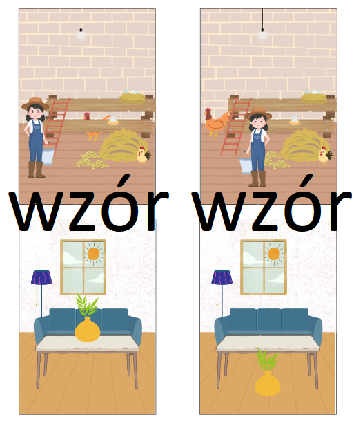 Przyimki - karty obrazkowe