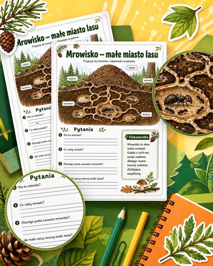 Mrowisko - małe miasto lasu