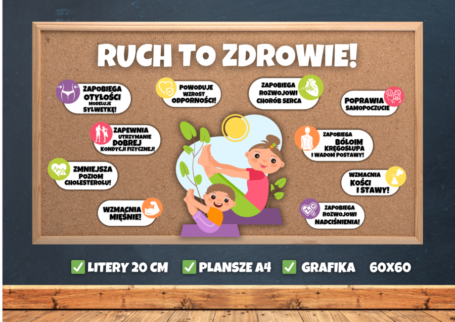 Gazetka szkolna - RUCH TO ZDROWIE!