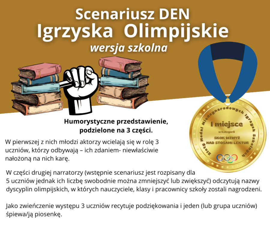 Igrzyska Olimpijskie- scenariusz DEN dla szkół podstawowych