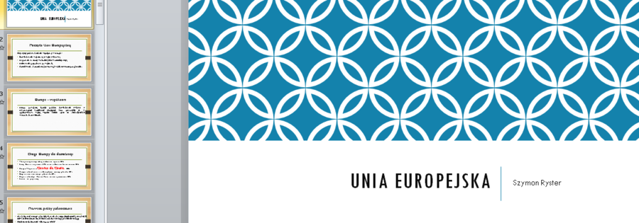 Prezentacja - Unia Europejska