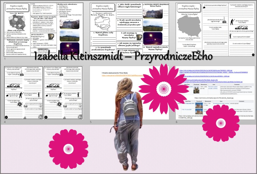 Minizestaw do tematu „Krajobraz miejsko-przemysłowy Wyżyny Śląskiej”– sketchnotka + karta pracy w pdf + gratisowy link do prezentacji multimedialnej niekomercyjnej wykonanej w genial.ly do indywidualnego pobrania i użycia do celów niekomercyjnych. Geogra