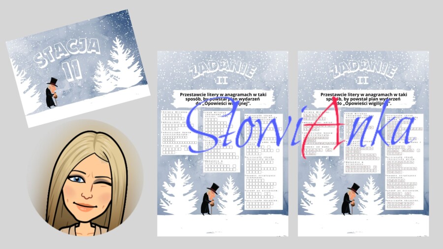 „Opowieść wigilijna” - STACJE ZADANIOWE