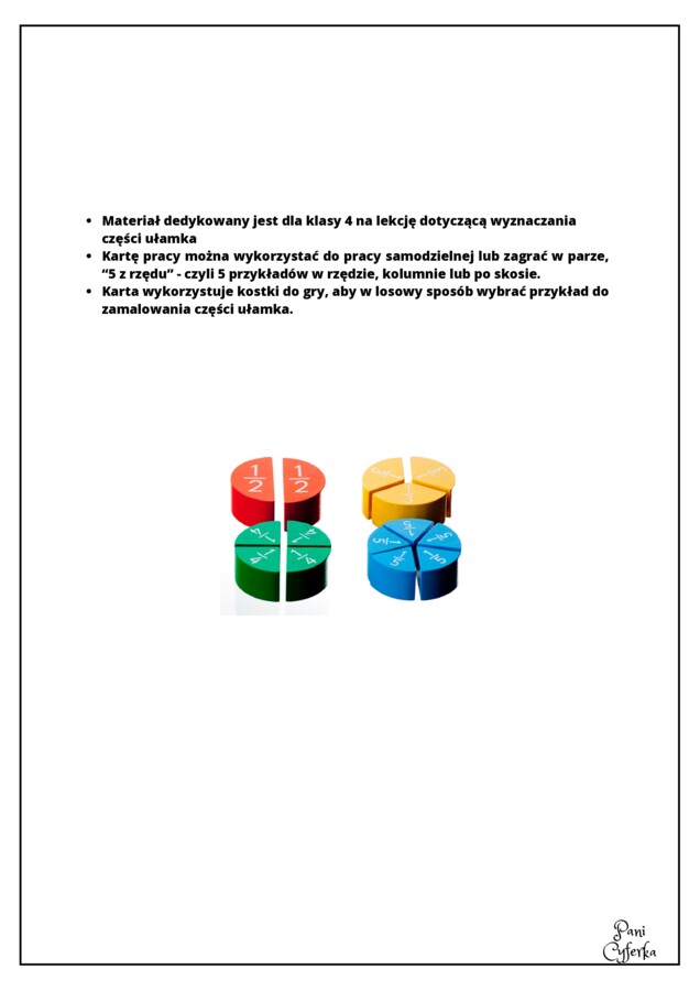 Wyturlaj część ułamka