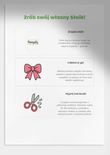 Słoik pomysłów na deszczowy dzień