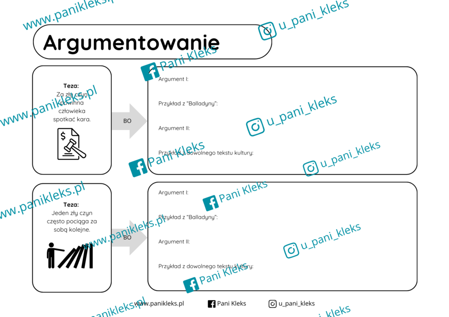 Argumentowanie z "Balladyną"