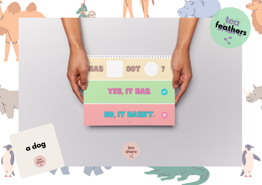 KLASA 3 zestaw ZWIERZĘTA + CZĘŚCI CIAŁA ZWIERZĄT + HAVE GOT