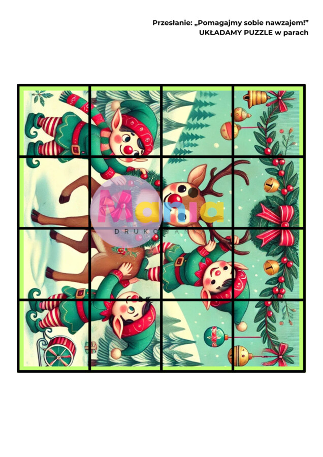 Kalendarz Adwentowy dla grupy przedszkolnej