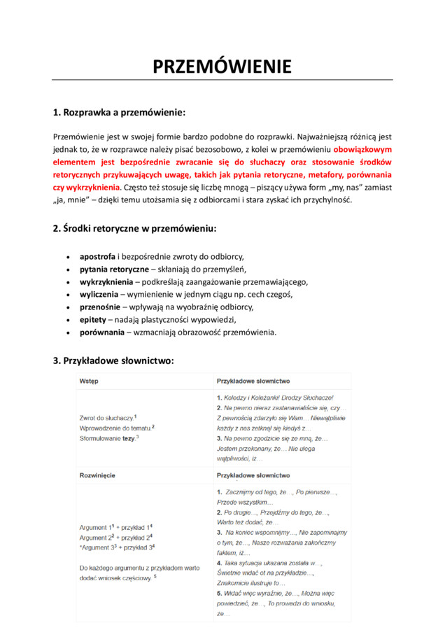 Przemówienie