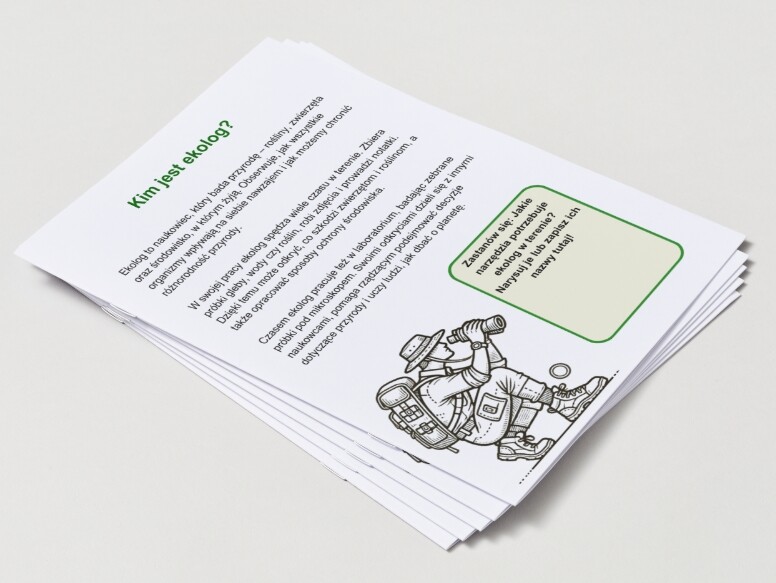 Kolorowanki. Ekolog w terenie. Zwierzęta. Rośliny. Krajobrazy