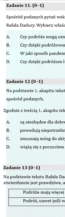PRÓBNY EGZAMIN JUŻ DLA SZOSTOKLASISTY- HOBBIT.