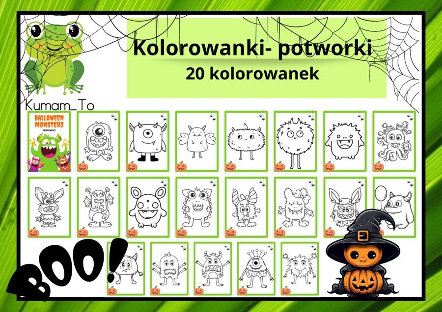 Kolorowanki- potworki