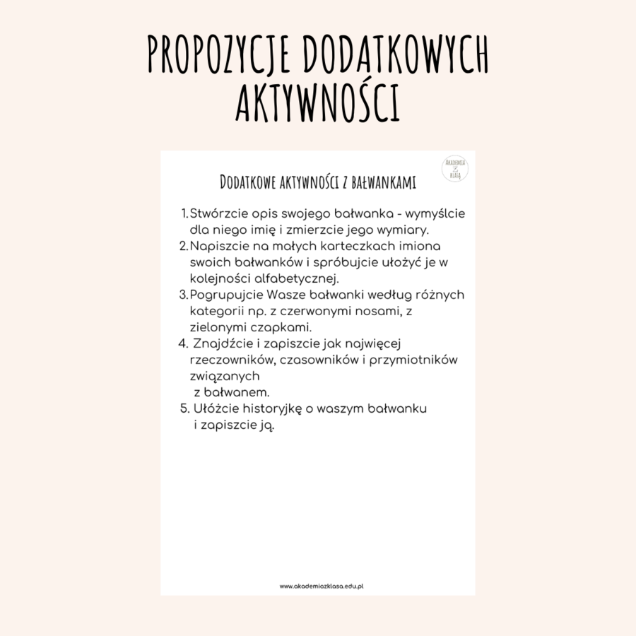 BAŁWANEK ZE SKARPETEK I RYŻU - INSTRUKCJA + DZIAŁANIA EDUKACYJNE