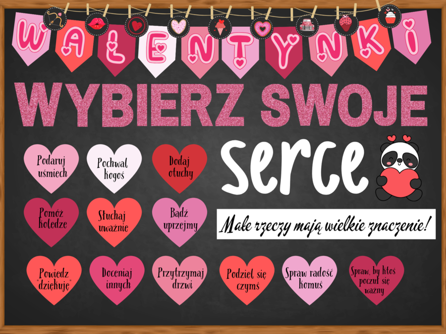 GAZETKA WALENTYNKOWA - "WYBIERZ SWOJE SERCE"