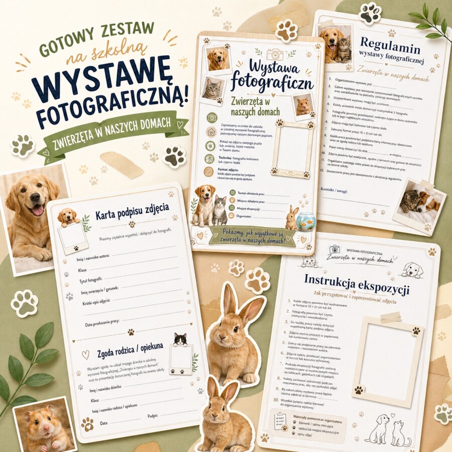 Wystawa fotograficzna. Zwierzęta w naszych domach