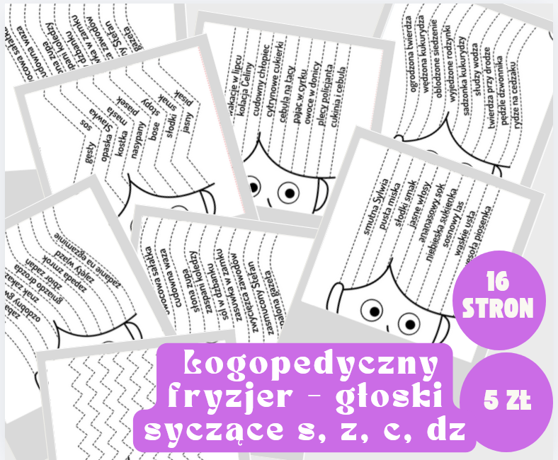 Logopedia -  Logopedyczny fryzjer – głoski syczące s, z, c, dz