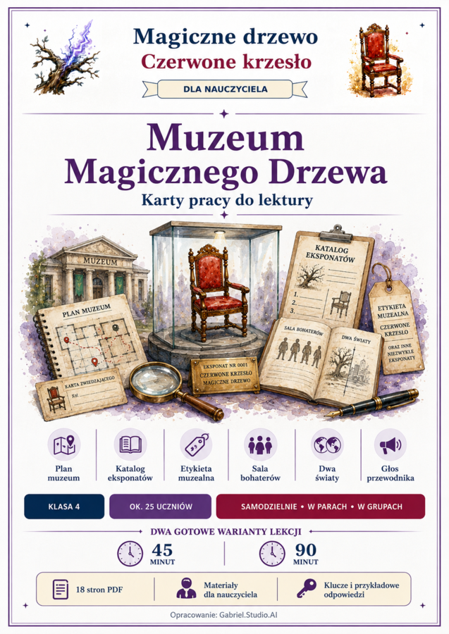 "Magiczne drzewo. Czerwone krzesło" - pakiet materiałów