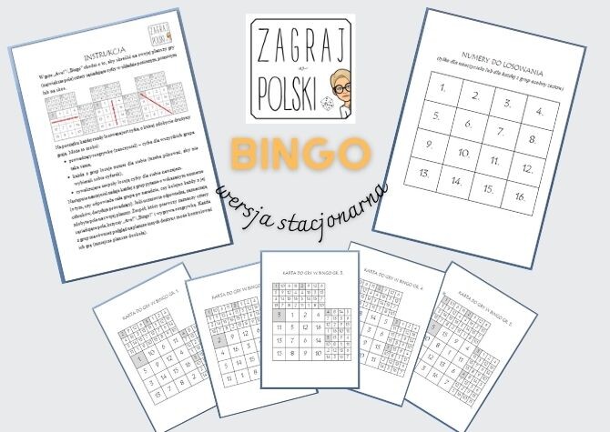 Bingo/Ave - instrukcja oraz karty do gry w wersji stacjonarnej