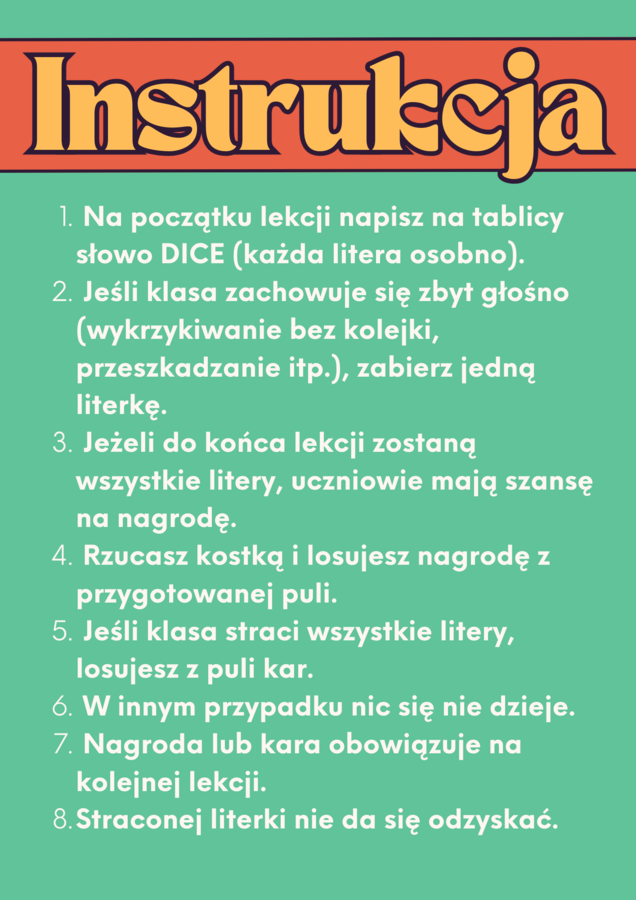 Class Dice – klasowy system nagród i kar